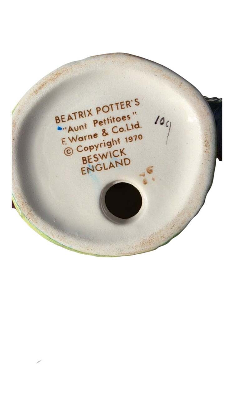 Beswick Beatrix Potter Aunt Pettitoes Pig Figurine 1970
